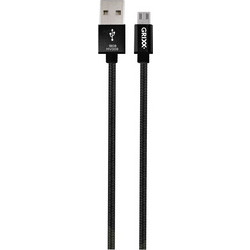 Grixx Καλώδιο Micro USB σε USB 1Μ Μαύρο