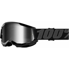 Παιδική Μάσκα 100% Strata 2 Black | Mirror Silver Lens