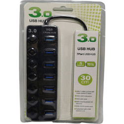USB Hub 3.0 USB-A με 7 Θύρες USB-A
