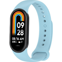 Techsuit Watchband W014 Λουράκι Σιλικόνης Sky Blue (Xiaomi Smart Band 8 / 9 / 10)