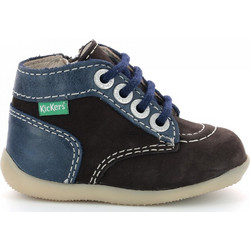 Kickers Bonzip Παιδικά Μποτάκια Navy Μπλε 859967-10-93