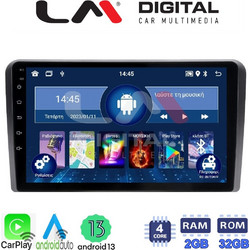 LM Digital ZN4761 Ηχοσύστημα Αυτοκινήτου με Οθόνη Αφής USB Bluetooth & GPS
