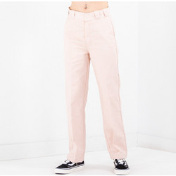Dickies Elizaville Υφασμάτινο Γυναικείο Παντελόνι Κανονική Εφαρμογή Ροζ DK4XKB-C50