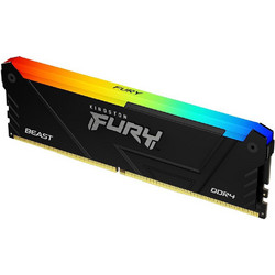 Kingston Fury Beast RGB 2023 16GB (1X16GB) DDR4 RAM 3200MHz C16 Black KF432C16BB12A/16