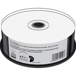 MediaRange MR241 Εγγράψιμα CD-R 700MB80min Printable black dye Cake Box 25τμχ
