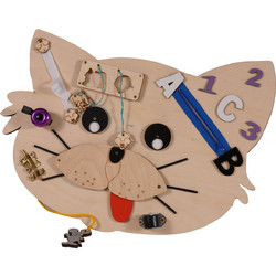 MONI ΞΥΛΙΝΟΣ ΠΙΝΑΚΑΣ ΔΡΑΣΤΗΡΙΟΤΗΤΩΝ MONTESSORI CAT 3800146224554