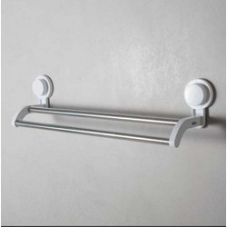 Bathlux Ράγα πετσετών διπλή με βεντουζες 53x10.5x13cm 30129