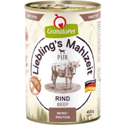 GranataPet Adult Monoprotein Grain Free with Beef 400gr