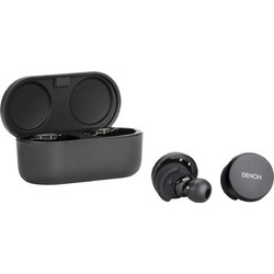 Denon Perl Ακουστικά Bluetooth In Ear Ανθεκτικά στο Νερό Black