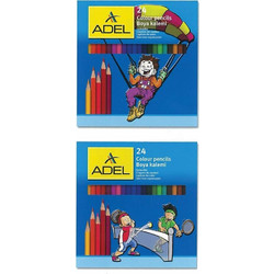 Adel Ξυλομπογιές Σετ 6x24τμχ