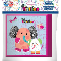 390177 ΧΑΡΤΟΠΕΤΣΕΤΕΣ ΠΑΡΤΥ THE LITTLIES ΓΙΑ ΚΟΡΙΤΣΙ 33X33 ΕΚ. 20 ΤΜΧ. ΣΕΤ 6 ΤMX (ΣΕΤ 6 ΤΕΜΑΧΙΩΝ)