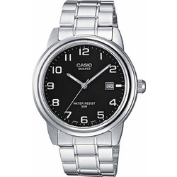Casio Ανδρικό Ρολόι με Ασημί Μεταλλικό Μπρασελέ MTP-1221A-1AV