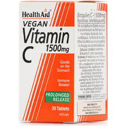 Health Aid Vitamin C 1500mg Prolonged Release 30 Ταμπλέτες