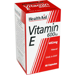 Health Aid Vitamin E 600iu 60 Κάψουλες