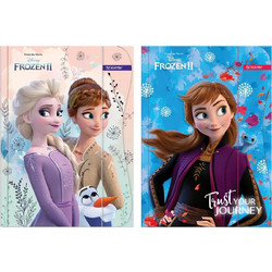 Ντοσιέ χάρτινο λάστιχο Frozen II A4