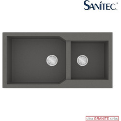 Sanitec Ultra Granite 803 Υποκαθήμενος Νεροχύτης Γρανίτη Αντιστρεφόμενος Ματ Pietra 98x50cm