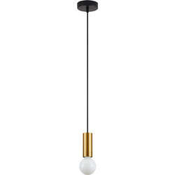 Home Lighting Adept Κρεμαστό Φωτιστικό Οροφής Μονόφωτο E27 Χρυσό SE21-GM-4 77-8267