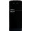 Smeg FAB50RBL5 Retro Δίπορτο Ψυγείο 524lt Full No Frost Υ191xΠ79.6xΒ80.5cm Μαύρο