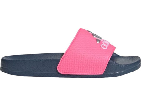 Adidas Adilette Παιδικές Παντόφλες Καλοκαιρινές για Κορίτσι Navy Μπλε Φούξια IE2606