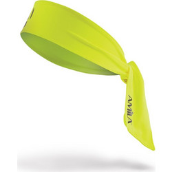 Περιμετώπιο Bandana AMILA Tie Band Lime/Yellow
