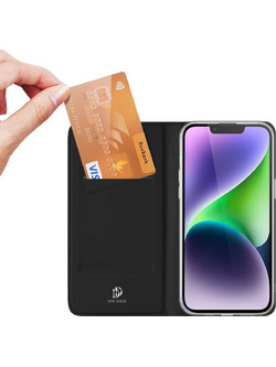 Dux Ducis Skin Pro Wallet Case for iPhone 15 Plus - Black
