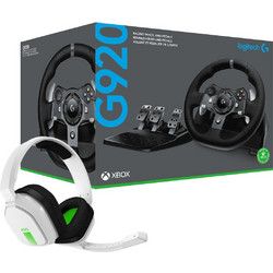 Logitech G920 & Astro A10 Τιμονιέρα 900° με Πετάλια για PC & Xbox One