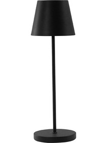 SONORA ISABELLA BLACK Επαναφορτιζόμενο επιτραπέζιο φωτιστικό LED με ασύρματη φόρτιση, 2.3W