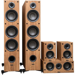 Taga Harmony TAV 5.0: 607F + C + S Πλήρες Set Home Cinema 5.0 120W Oak