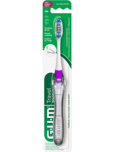 Gum Travel Brush 158 Soft Οδοντόβουρτσα Μωβ