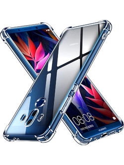 Techsuit Shockproof Clear Back Cover (Huawei Mate 10 Pro) Clear