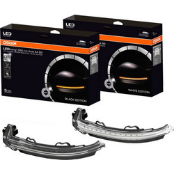 Φλας Καθρέπτη Για Audi A4 B9 15+ / A5 F5 17+ Osram Dynamic Led Canbus Μαύρο 2 Τεμάχια AUDI OSRAM
