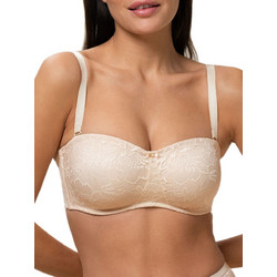 Triumph Amourette Charm Σουτιέν Strapless με Ελαφριά Ενίσχυση με Μπανέλα Μπεζ 10208004-6720