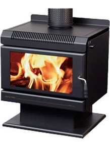 0784-KTEVMedium Ατσάλινη Ξυλόσομπα Αερόθερμη 10kW