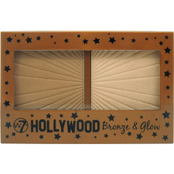 W7 Hollywood Bronze & Glow Bronzer & Highlighter Palette 13gr