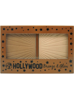 W7 Hollywood Bronze & Glow Bronzer & Highlighter Palette 13gr