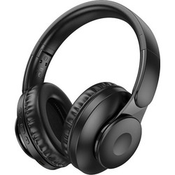 Hoco W45 Enjoy Ενσύρματα & Ασύρματα Bluetooth Ακουστικά Over Ear Μαύρα