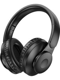 Hoco W45 Enjoy Ενσύρματα & Ασύρματα Bluetooth Ακουστικά Over Ear Μαύρα