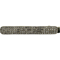 Κλιπ Μαλλιών Με Σχέδιο Strass 785653 Ασημί