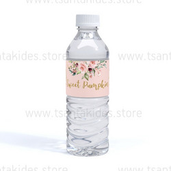 Ετικέτα Νερού βάπτισης με Θέμα Little Pumpkin TS145