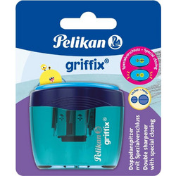 Pelikan Ξύστρα Griffix Μπλε GDAB Διπλή (701266)