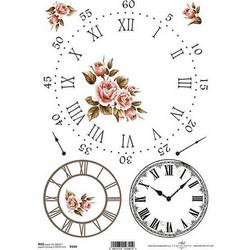Ριζόχαρτο clocks 1" 21x29εκ. (ITD-R144) (ΠΑΚ3)