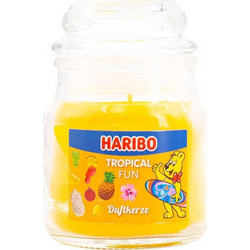 Κερί αρωματικό σε γυάλινο δοχείο - Haribo Tropical Fun 85 γραμ