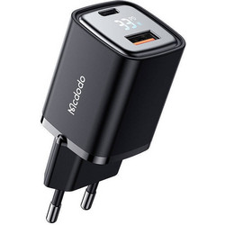 Mcdodo Φορτιστής Χωρίς Καλώδιο με Θύρα USB-A & USB-C 33W Power Delivery Black CH-1701