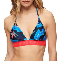 Superdry Bikini Top Τριγωνάκι Floral Navy Μπλε W3010400A-UMS
