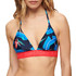 Superdry Bikini Top Τριγωνάκι Floral Navy Μπλε W3010400A-UMS