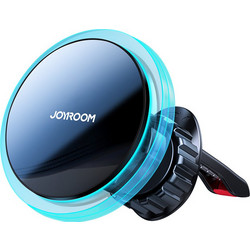 Joyroom car phone holder with 15W Qi inductive charger (MagSafe compatible) for air vent, silver (JR-ZS291)
