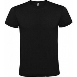 Roly Atomic 150 Ανδρικό Διαφημιστικό T-shirt Κοντομάνικο ΜΑΥΡΟ