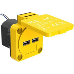 Πρίζα διπλή USB πίνακος 2x5V (2.1A) τύπου U25050 - 104-425050000