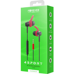 Forever 4Sport SP-100 Handsfree In-Ear 3.5mm Red