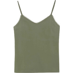 TED BAKER ANDRENO STRAPPY CAMI WITH ROULEAUX TRIMS ΤΟΠ 268311-KHAKI